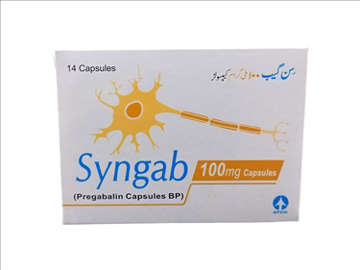 Picture of Syngab 100mg Cap 7x2s